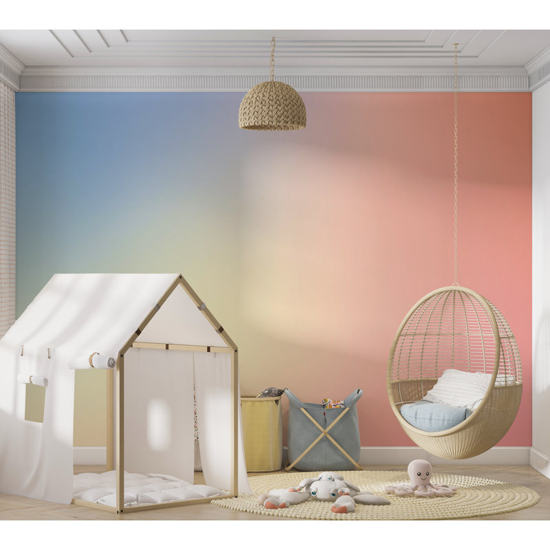 Murale pelez et collez de qualité supérieure - Gradient Bliss, L 96 po x l 120 po
