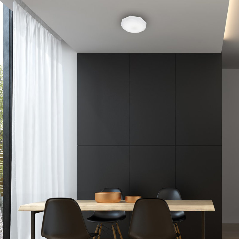 Eisen 4-Light 50.8cm Semi Flush Mount, 80cm H x 29cm W x 0.3cm D