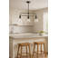 3 - Light Pewter Kitchen Island Pendant