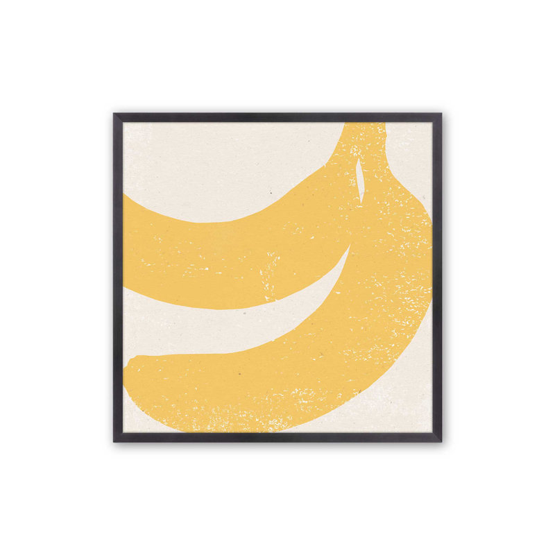 «Essence Of Banana», Cadre en zinc patiné, H 13,75 po x l 13,75 po