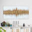 Art abstrait doré - peinture sur toile tendue