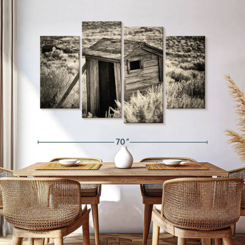 Lilie Ghost Town Outhouse I, H 42 po x l 68 po