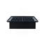 Base de lit robuste de style moderne en métal noir-128921528