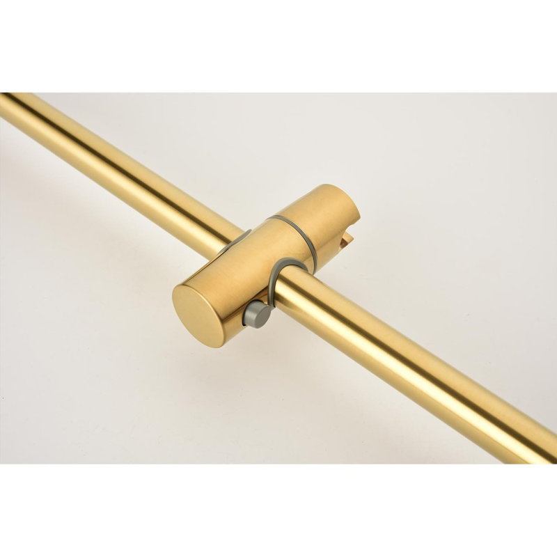 Shower System With Shower Head, Hand Shower, Slide Bar, Bodysprays, Shower Arm, Hose, Valve Trim, And Lever Handles