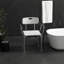 Chaise de douche Classic Classic 3-en-1, siège de commode à hauteur réglable pour la salle de bain et la chambre à coucher, structure en aluminium léger