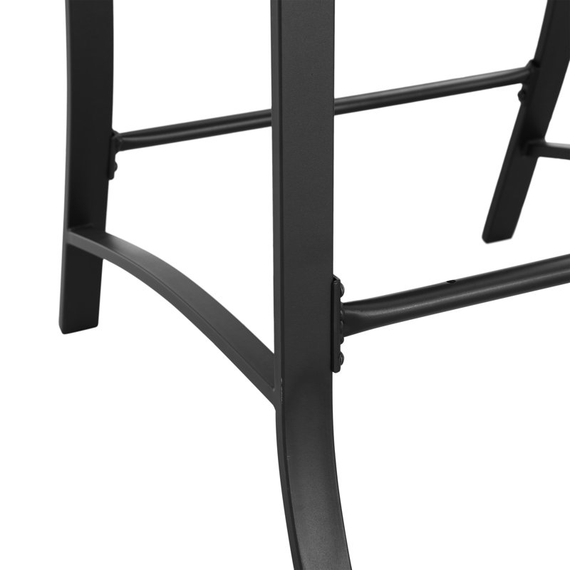 Tabouret de bar 24,8 po Swank, Gris / Gris foncé