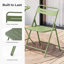 3-Piece Outdoor Folding Patio Bistro Set with Weather-Resistant Table-28523915