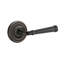 Merrimack Round Privacy (Bed & Bath) Door Lever with Round Rosette-313616966-313616964