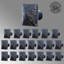 Paquet multiple de boutons de 1 1/4 po