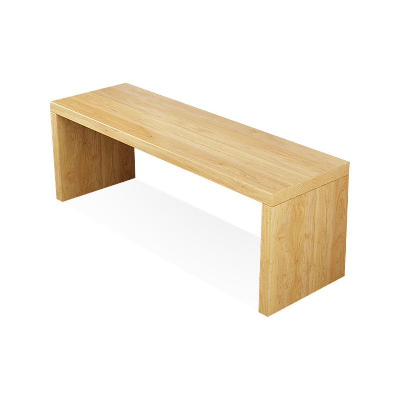 Bureaux rectangulaires en bois massif Burlywood, H 29,53 po x l 78,74 po x P 23,62 po