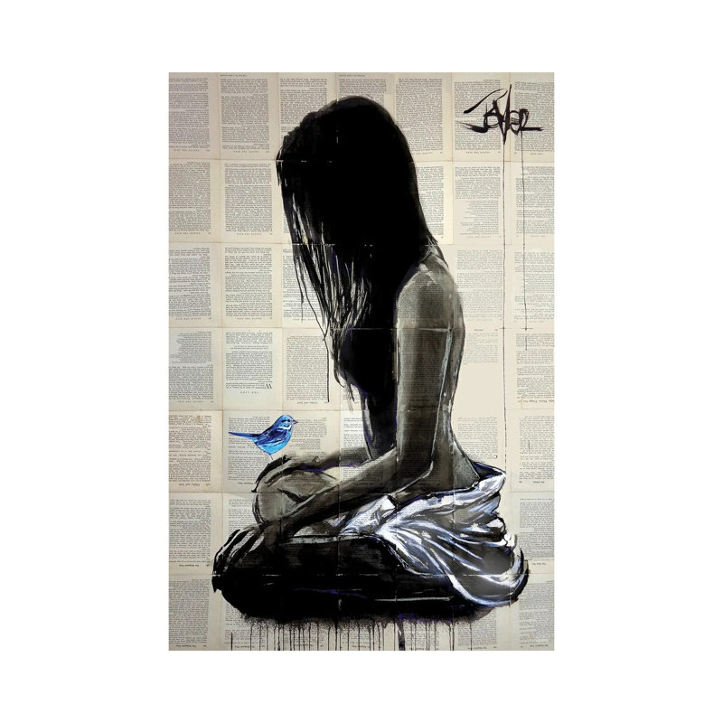 Maiden Hope by Loui Jover - Wrapped Canvas Print, 101.6 cm H x 66.04 cm W x 1.91 cm D