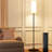Led Floor Lamp For Living Room, Dimmable Standing Lamps With Foot Switch,remote Custom Color Temperature Pole Lamp With Lampshade-44449119