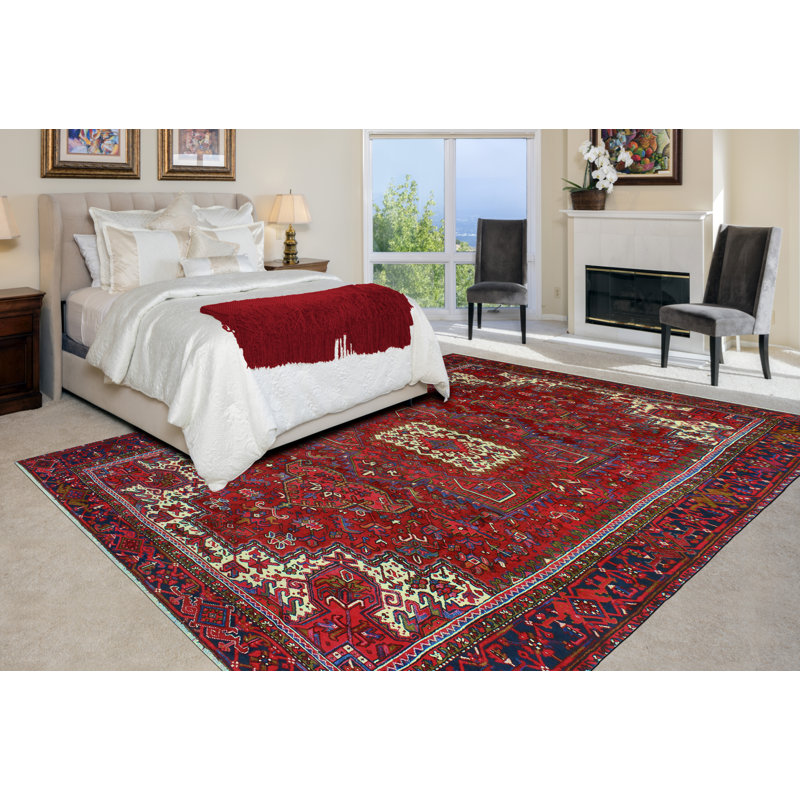 Khrystopher Heriz Cara Red Rug