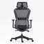 Chaise de bureau en filet à haut dossier: 8366HP-BK