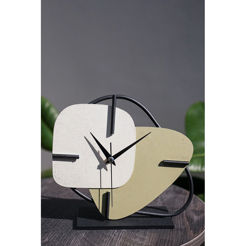 Horloge décorative, Vert