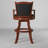 Aramide Swivel Upholstered Counter Stool with Solid Wood Frame-18822365