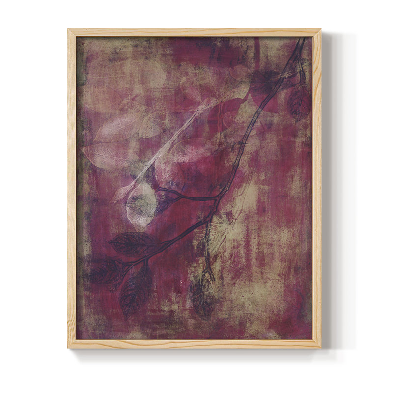 «Branching Out», impression encadrée en bois massif, Naturel, H 11 po x l 9 po