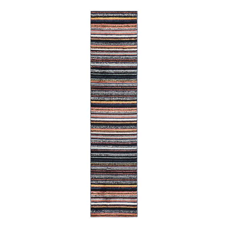 Prentice Striped Indoor Rug, Runner 2'7" x 12'