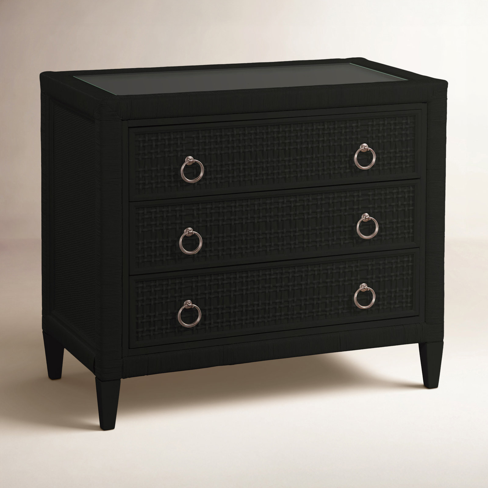 Monterey 36" Dresser, Black, Yes, Satin Nickel