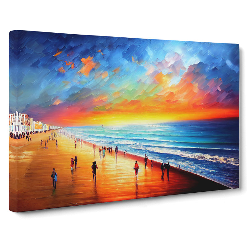 Beach View Vol.1 - Wrapped Canvas, 35cm H x 50cm W x 3cm D