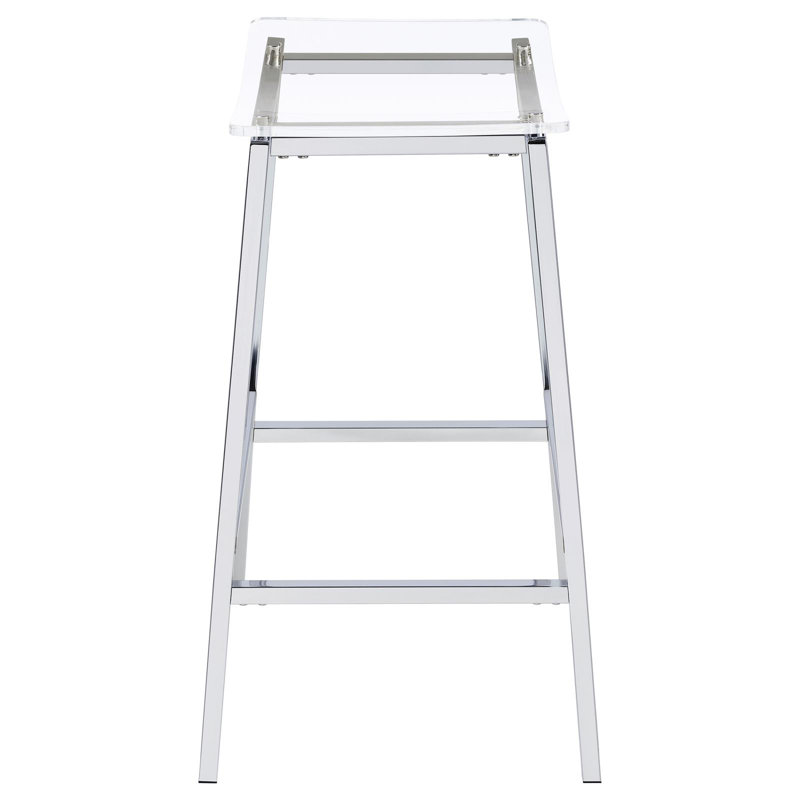 Bittencourt Counter Stool with Metal Frame, Bar Stool (29” Seat Height)