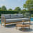 Maui 88" Wide Outdoor Reversible Sofa with Cushions-256929073
