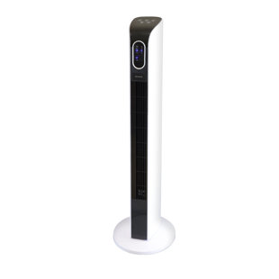 Ventilateur tour intelligent de 34 po à commande vocale, 15 commandes et plus