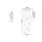 15-Light Chrome Chandelier With White Glass Pendants-355020297