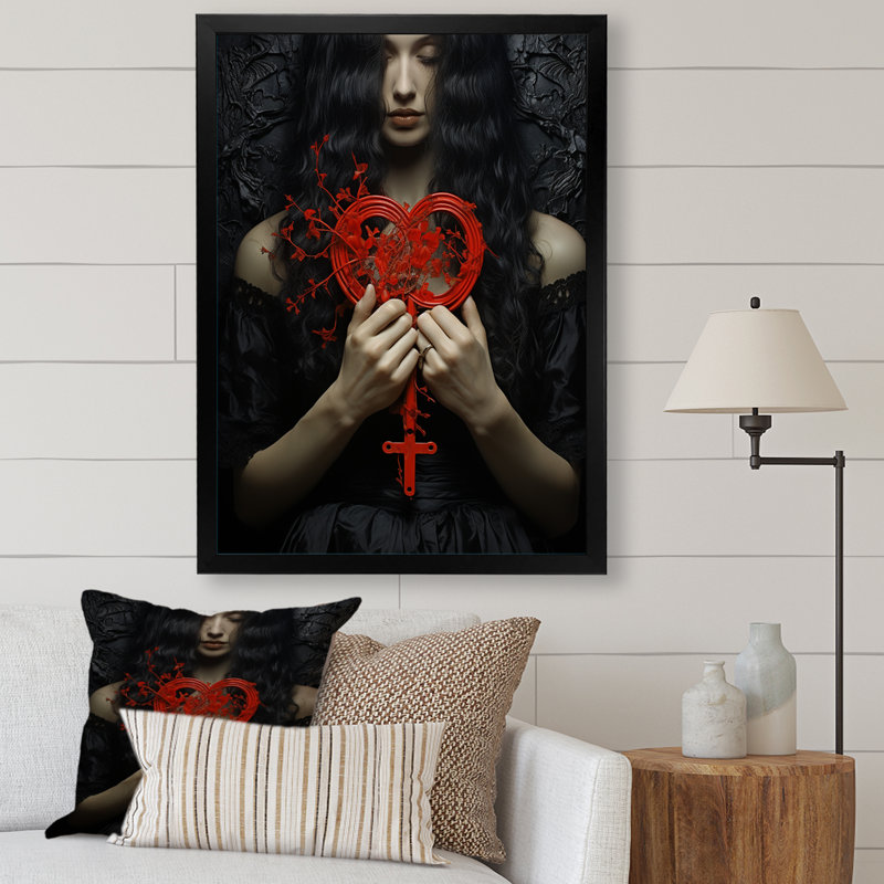 Impression de toile sur toile, Cadre photo noir, H 20 po x l 12 po x P 1 po