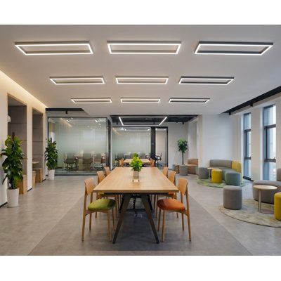 Recessed Led Grid Light – Slim Frame Panel Light For Drop Ceiling Commercial Lighting (office, School, Hospital)