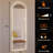 LED Full Length Mirror with Dimmable Lights, High Definition, Explosion-Proof, Suitable for Standing or Wall-Mounted Use in Makeup, Studio and More