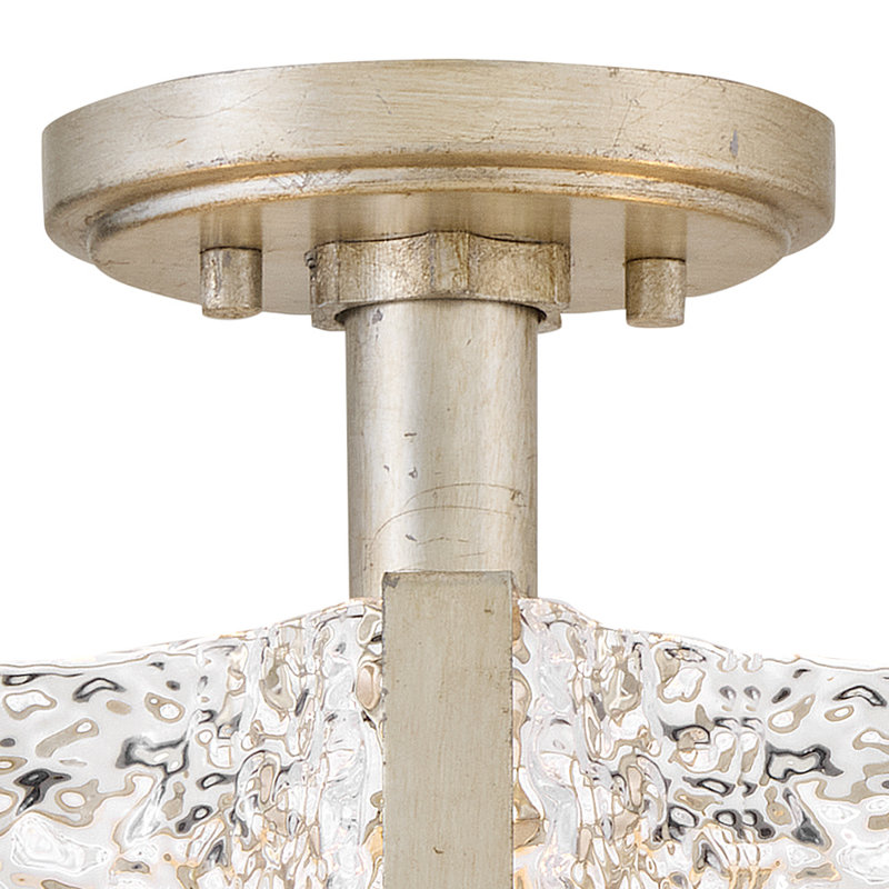 Florian 4 - Light Semi Flush Mount, Silver