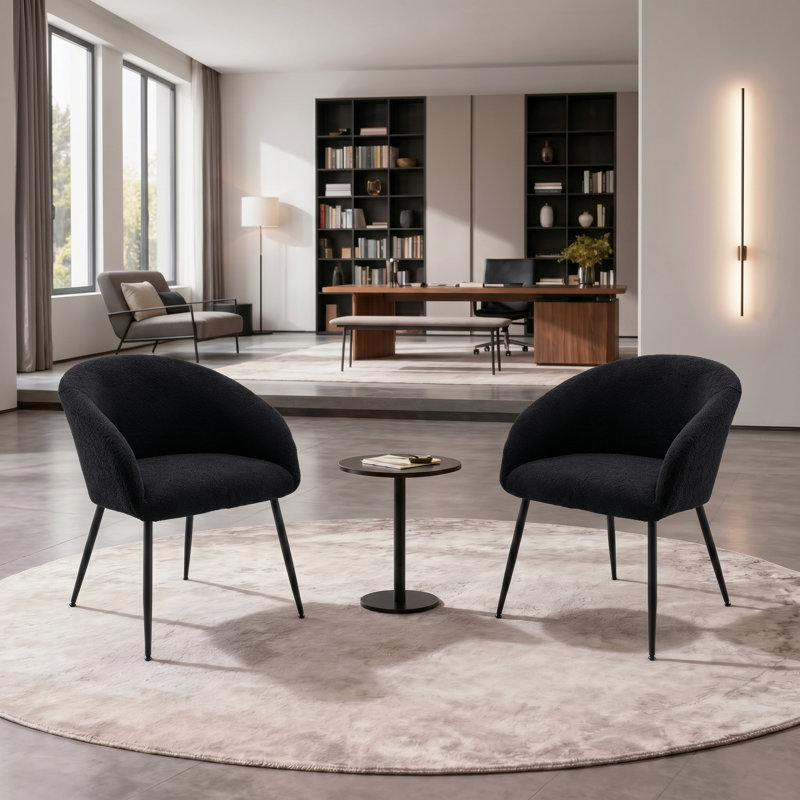Petit fauteuil d'appoint, 1, Noir, noir, noir, noir, Noir, noir, noir, noir