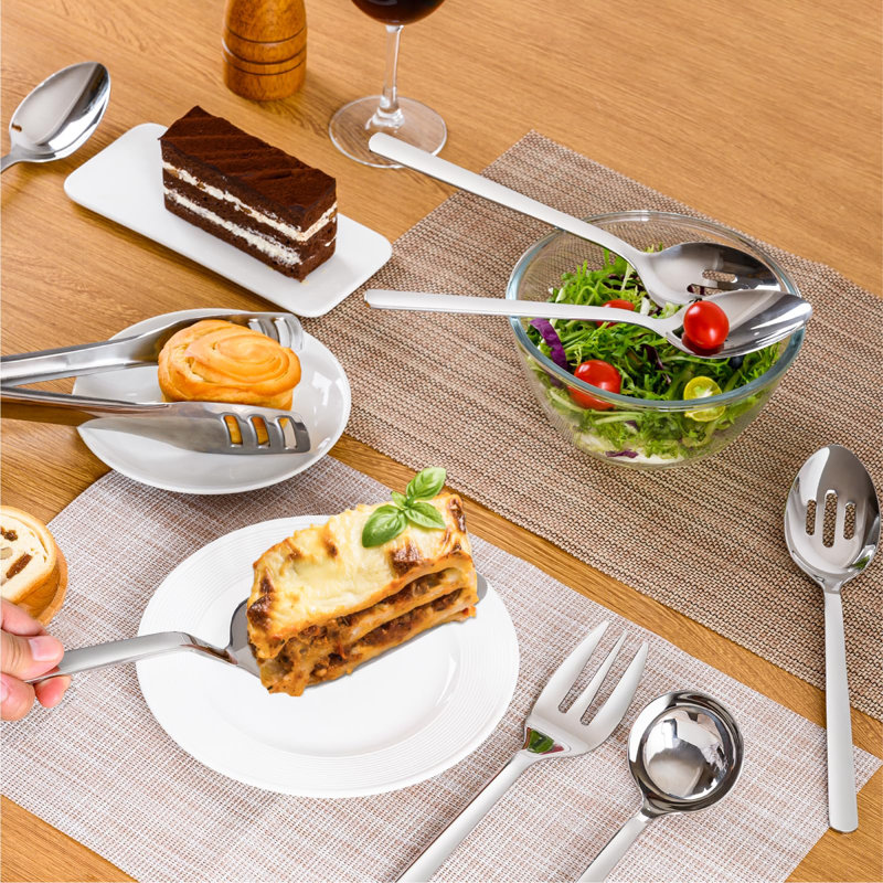 Heavy Duty Stainless Steel 5-Piece Serving Utensil Set