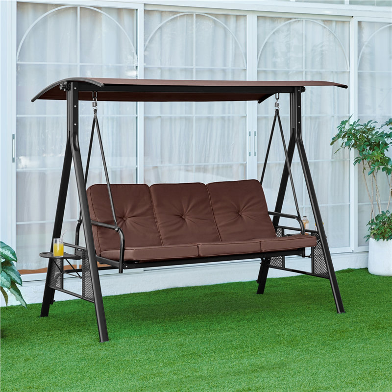 3 Person Porch Swing with Canopy