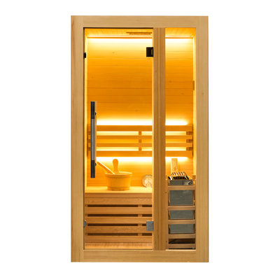 Indoor Traditional Steam Sauna in Hemlock