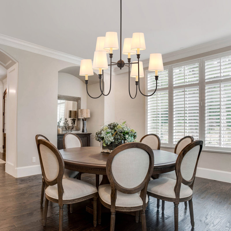 8 - Light Dimmable Classic / Traditional Chandelier