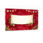 Bannière de Noël avec pin et ornements-975083005