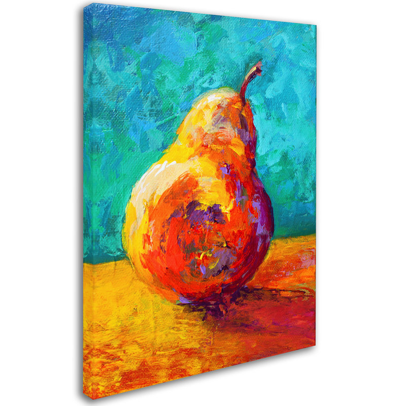 Kucera «Pear VI», reproduction sur toile tendue, H 19 po x l 14 po