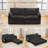 King Size Pull Out Sofa Bed – 74" Convertible Sleeper Sofa Bed with USB Ports, 3 in 1 Soft Fabric Loveseat Chaise Lounge-755457117-754523821