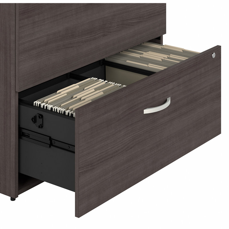 Ensemble de bureau d'ordinateur Studio A, Gris orage