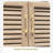 Aluminum Alloy Rainproof Sunscreen Shoe Cabinet 20 Pair Shoe Storage Cabinet