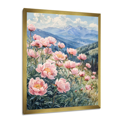 Basey - art mural sur toile florale