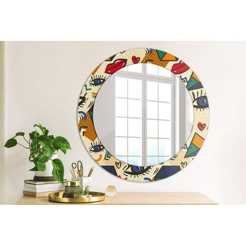 Huldar Glass Flat Wall Mirror