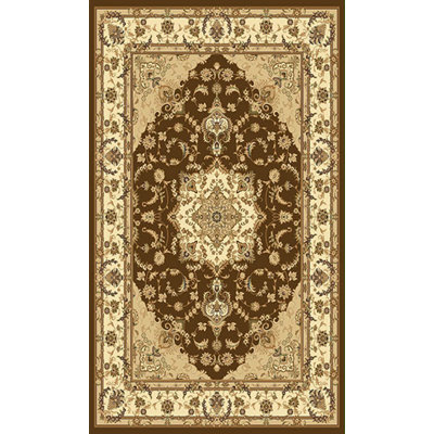 Aariv Oriental Area Rug in Brown