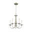 Lustre style chandelier 5 lumières Cloverfield-67131040