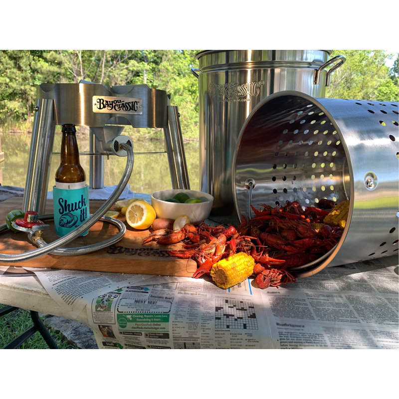 Bayou Classic Single Burner High Pressure Propane Cooking Kit, 22" H x 16" W x 16" D
