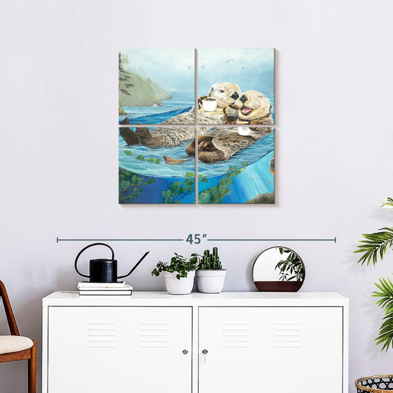 Brampt We Have Each Otter, 57" H x 57" W