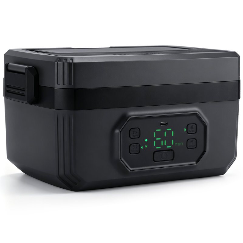 Boîte-repas électrique 1,6L avec fourchette à cuillère pour camping