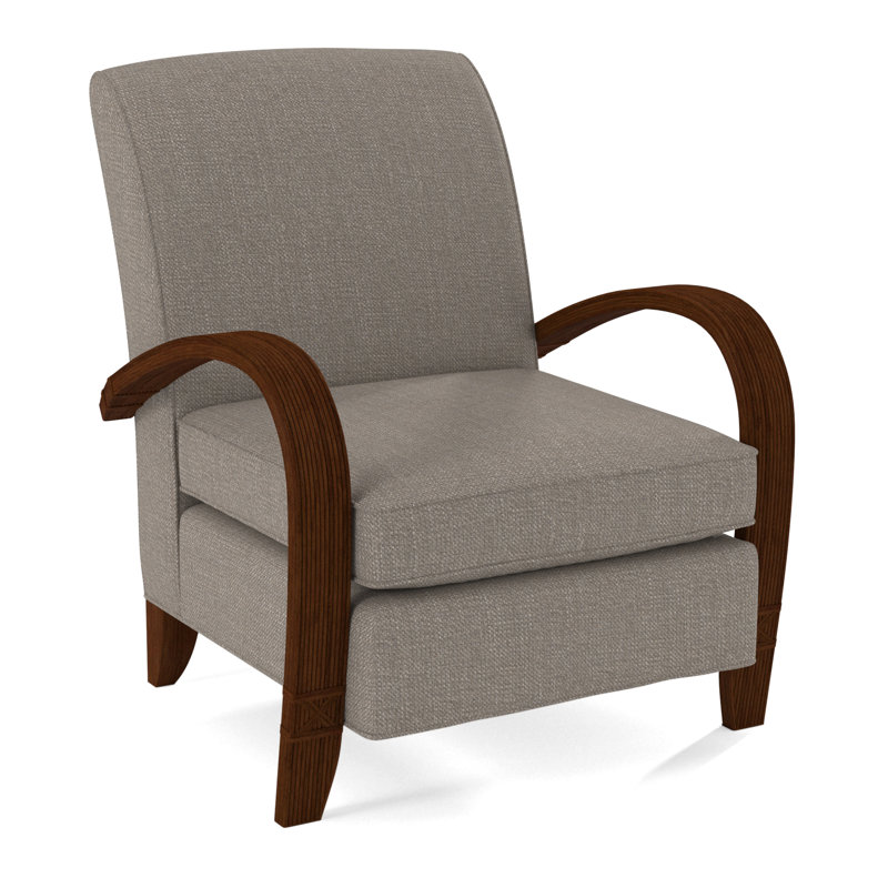 Fauteuil en polyester de 30 po de largeur Vero, Café, Performance de Crypton en pierre; 0884-83